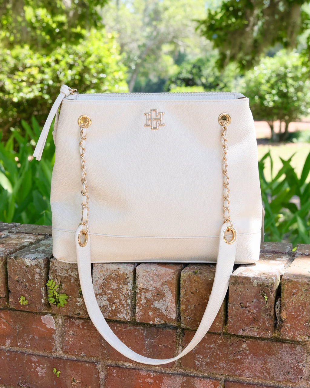 Caroline Hill Teegan Tote - Cream