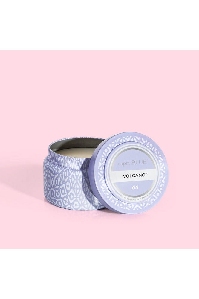 Volcano Lavender Printed Travel Tin, 8.5 oz