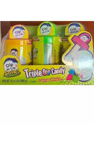 Triple Sour Dip Candy