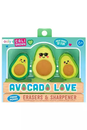 Avocado Love Eraser & Sharpener