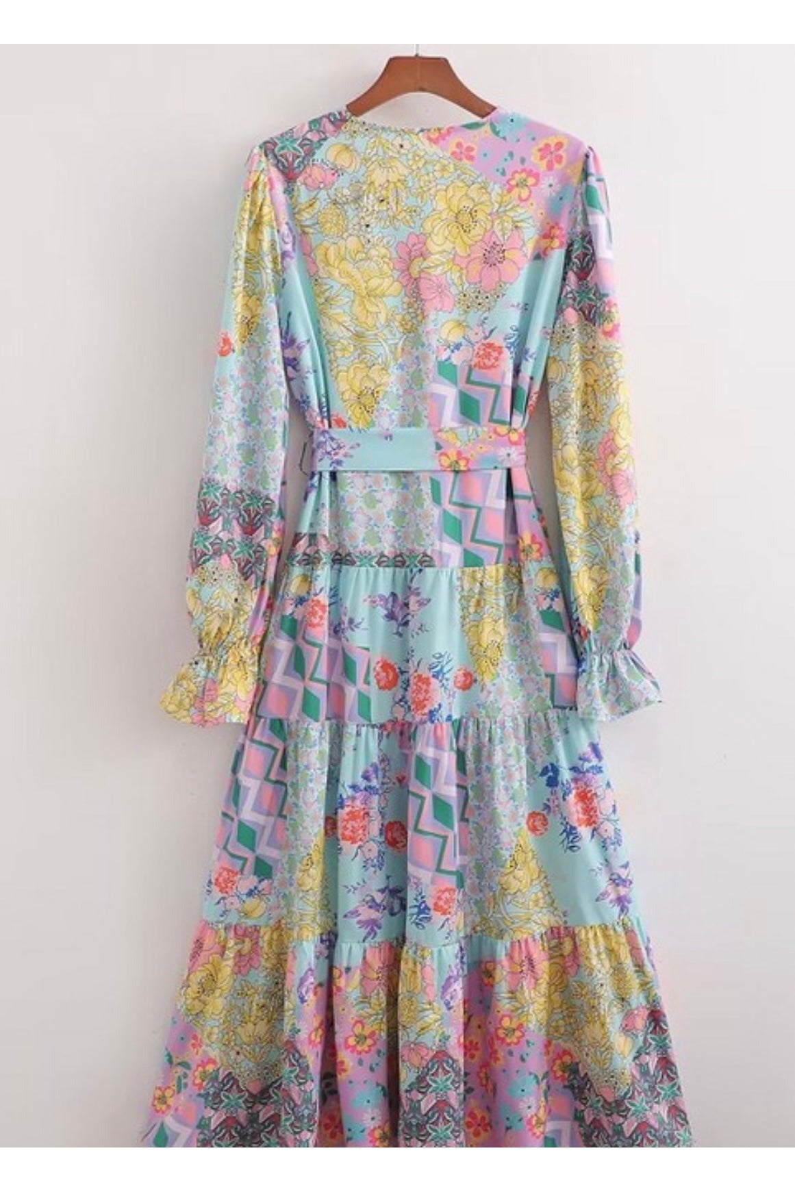 Floral Field Patch Maxi